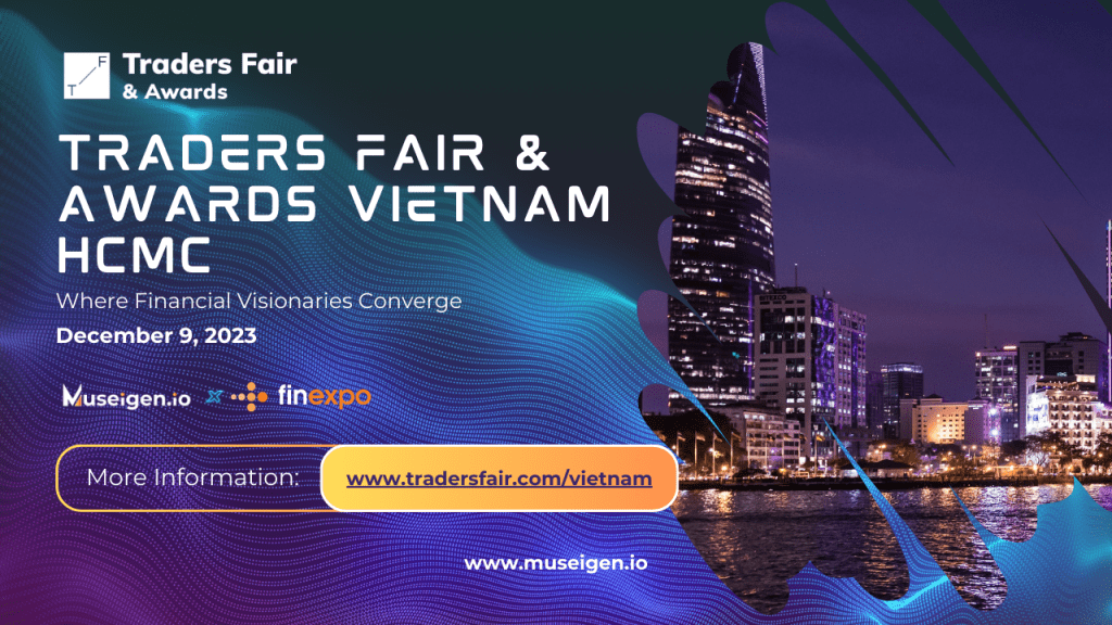 Attendees gather for insight and networking at Traders Fair & Awards 2023, Ho Chi Minh's premier financial event.