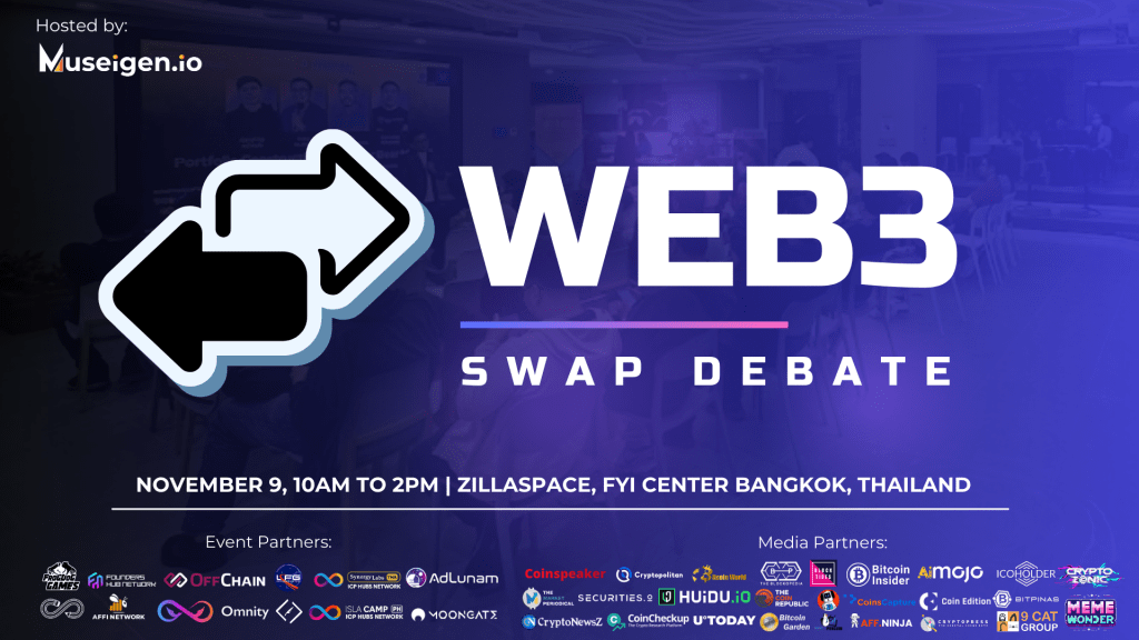 Web3 Swap Debate by Museigen.io - Bangkok Thailand