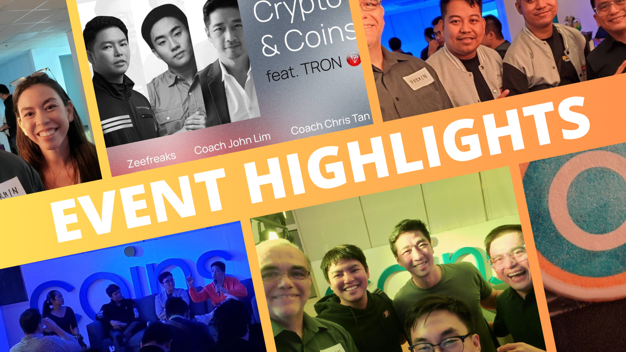 Attendees engaged in a dynamic discussion at the "Crypto and Coins Featuring Tron" event, highlighting cryptocurrency insights and trends.