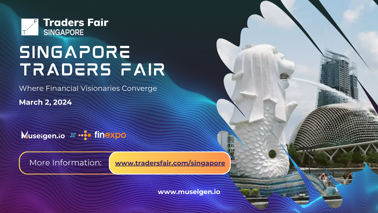 Attendees networking and sharing insights at the Singapore Traders Fair at Marina Bay Sands Expo.