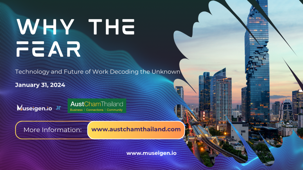 AustCham Thailand's innovative event on emerging technologies and future work, supported by Museigen.io