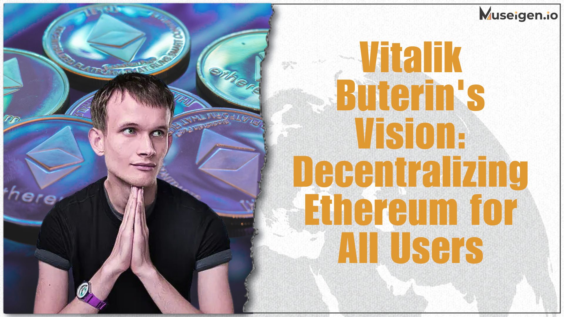 Vitalik Buterin presenting Ethereum's future vision