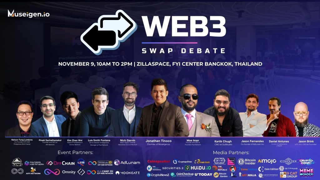 Web3 Swap Debate by Museigen.io - Bangkok Thailand